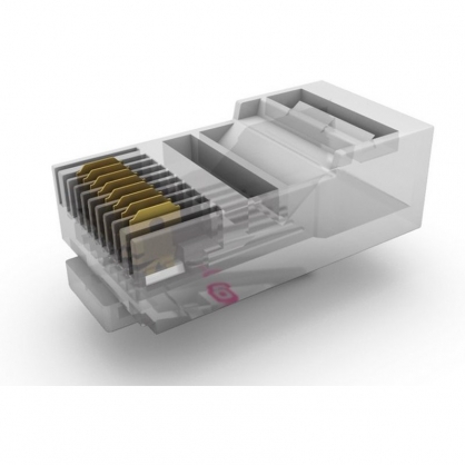 UTP Cat.5e RJ45-Male 25unds connector