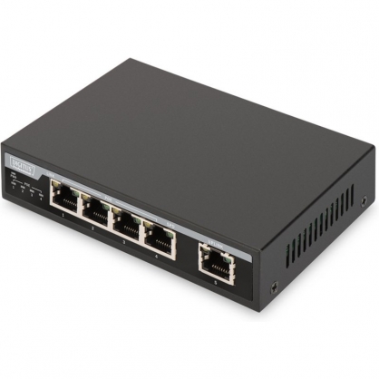 Digitus Switch 4 Gigabit PoE Ports + 1 Uplink Port