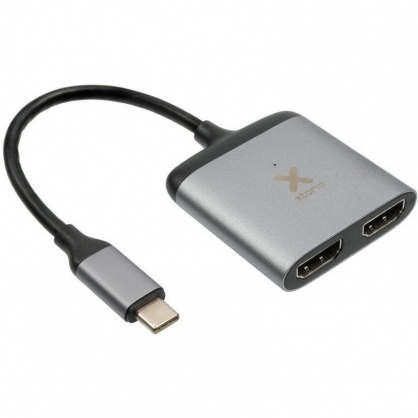 Xtorm Adaptador USB-C a 2x HDMI Gris