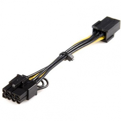 Startech Cable Adaptador de Alimentacin PCI Express 6 pines a 8 pines