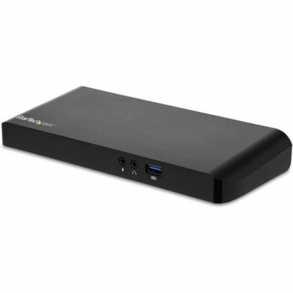 Startech Dock Station USB-C de Dos Monitores con Hub 4x USB 3.0 Negro