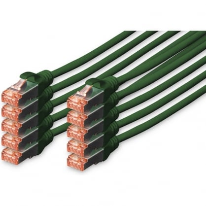 Digitus Cable de Red S-FTP Cat. 6 LSZH 2m Verde 10 Unidades