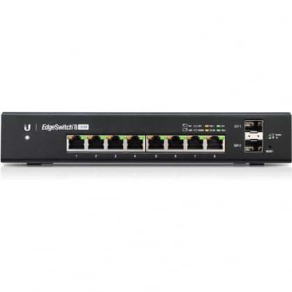 Ubiquiti EdgeSwitch 8 150W Switch Gestionable 8 Puertos Gigabit PoE + 2 SFP