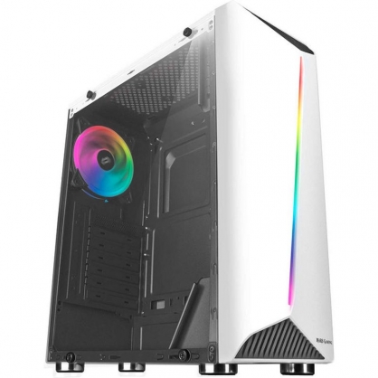 Mars Gaming MCX ATX Cristal Templado USB 3.0 RGB Blanca