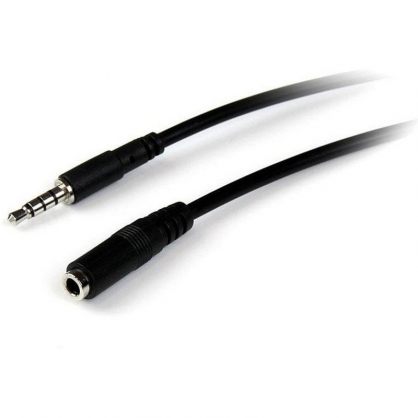 Startech Cable Alargador de Auriculares Minijack Macho/Hembra 2m