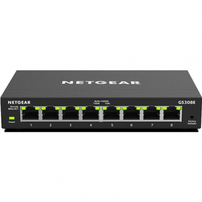 Netgear GS308E-100PES Switch 8 Puertos Gigabit