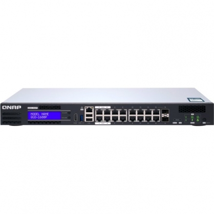 Qnap QGD-1600P-8G Switch Gestionado Gigabit Ethernet 16 Puertos