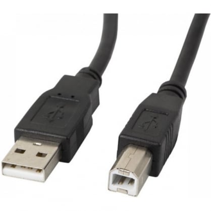 Lanberg Cable USB-A 2.0 a USB-B Macho/Macho 3m Negro